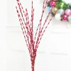 32" Red Twisted Grass Spray