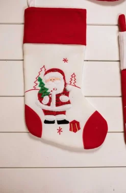 19” Red/White Reindeer/Penguin/Snowman/Santa Stocking