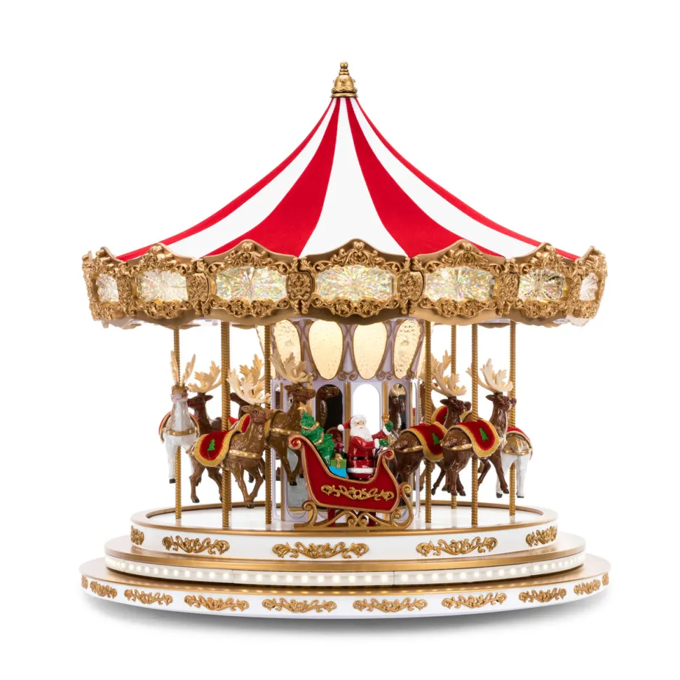 20" Regal Christmas Carousel