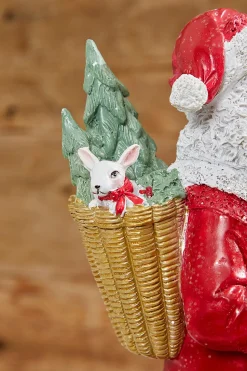 13” Resin African-American Santa