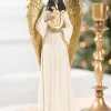 13.25" Resin Angel with Harp