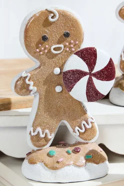7.5" Resin Candy Gingerbread Men