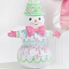 17.5" Resin Candylicious Snowman With Bowtie