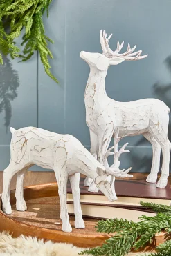12-14" Resin Carved Deer