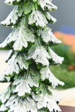 20" Resin Frosted Snow Tree