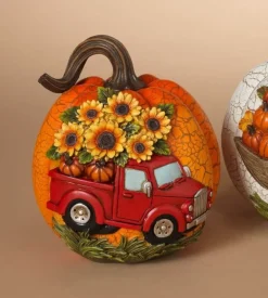 8.8” Resin Harvest Pumpkin