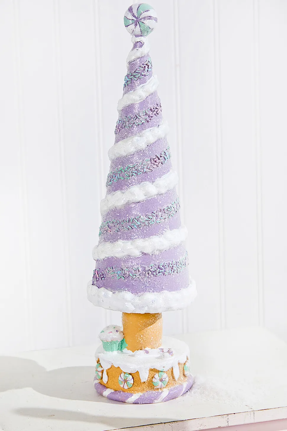 15" Resin Holiday Candy Tree