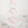 11.6” Resin Pastel Peppermint Layer Tree