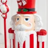 24" Resin Peppermint Nutcracker