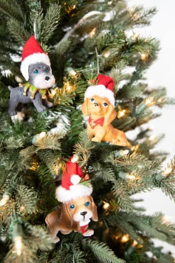 2.5” Resin Pup with Hat Ornament