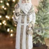 21.5” Resin Santa with Bag