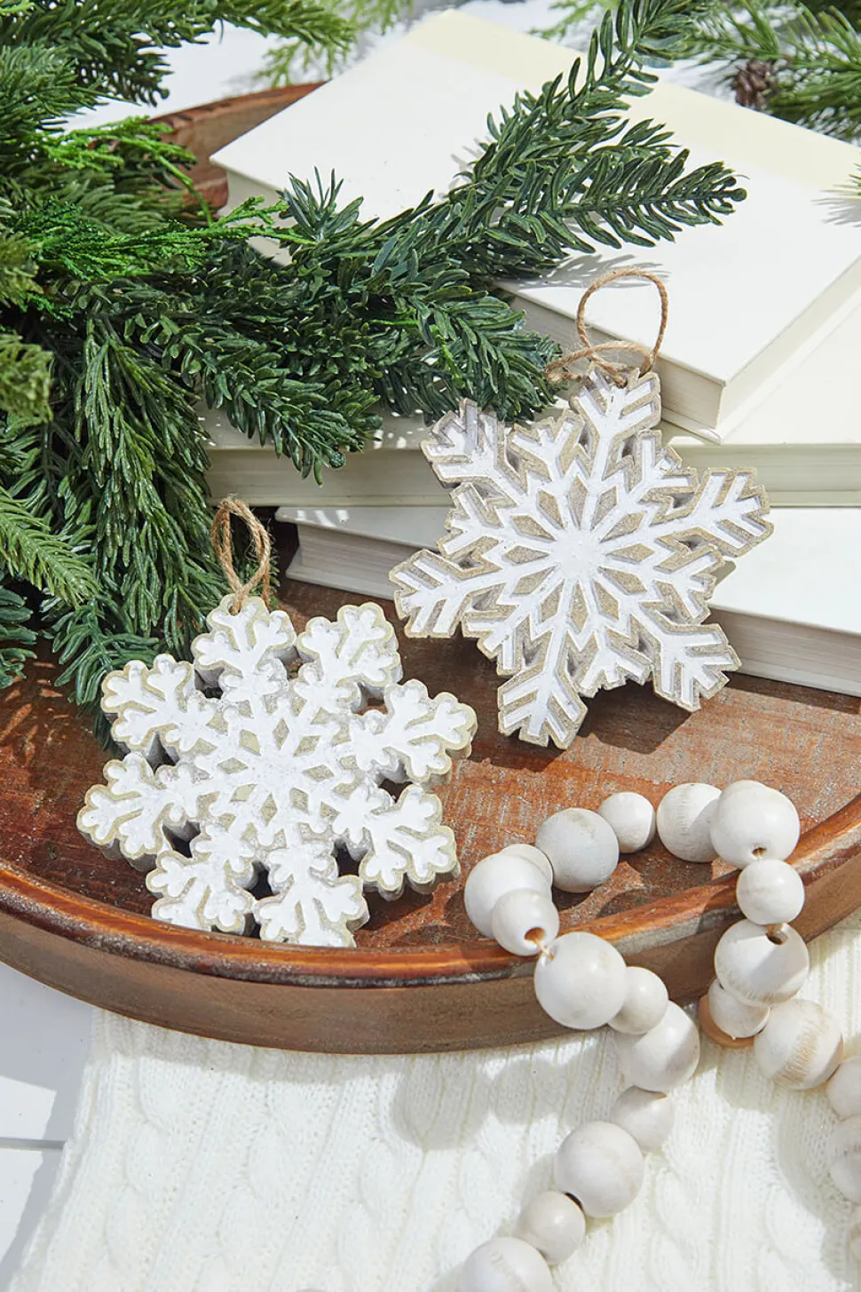 5” Resin Snowflake Ornament