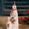 Resin Sparkly Snowman Family