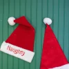 22” Reversible Santa Hat “Naughty” and “Nice”