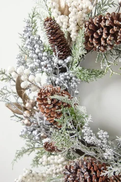 24" Rustic Christmas Wreath