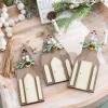 8" Rustic Church Ornament