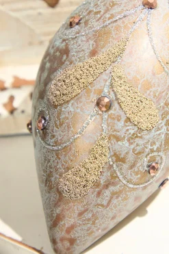 4" - 5" Rustic Glass Ornament