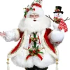 25.5" Santa Building Snowman - Mark Roberts