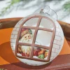 5” Santa In Window Ornament