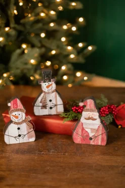 6" Santa/Snowman Decoration