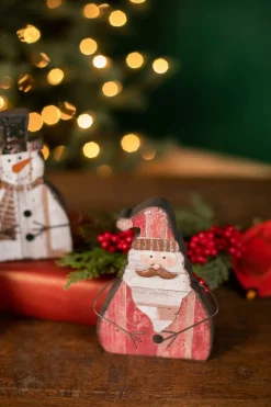 6" Santa/Snowman Decoration