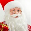 20" Santa Standing on a Gift Box