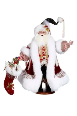 27" Santa with Stocking - Mark Roberts