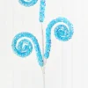 28" Sequin Spiral Curly Spray - Blue