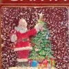 7” Shimmer Santa Mail Box Water Lantern