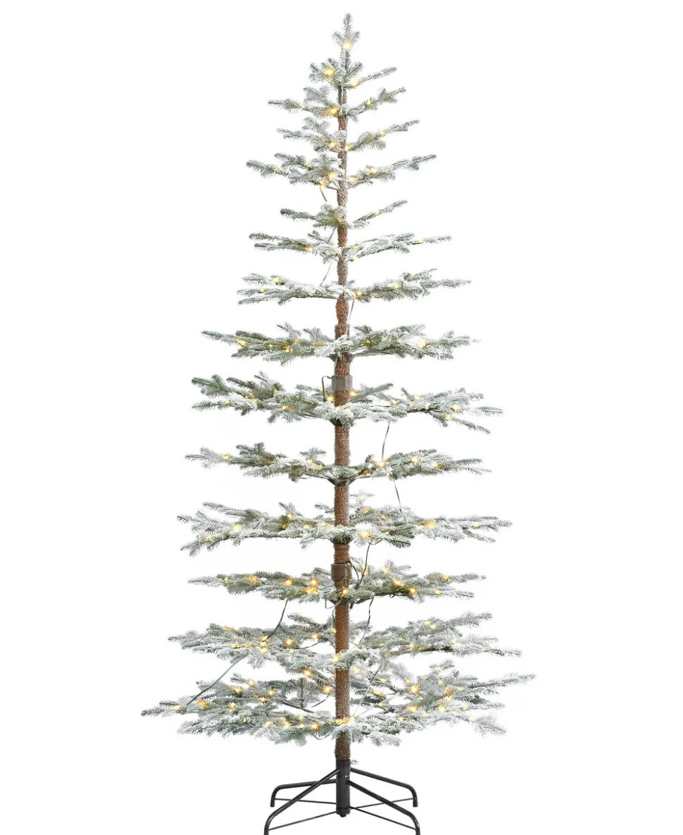 7.5' Sierra Pine Lightly Flocked Tree with 300 Warm White LED Lights