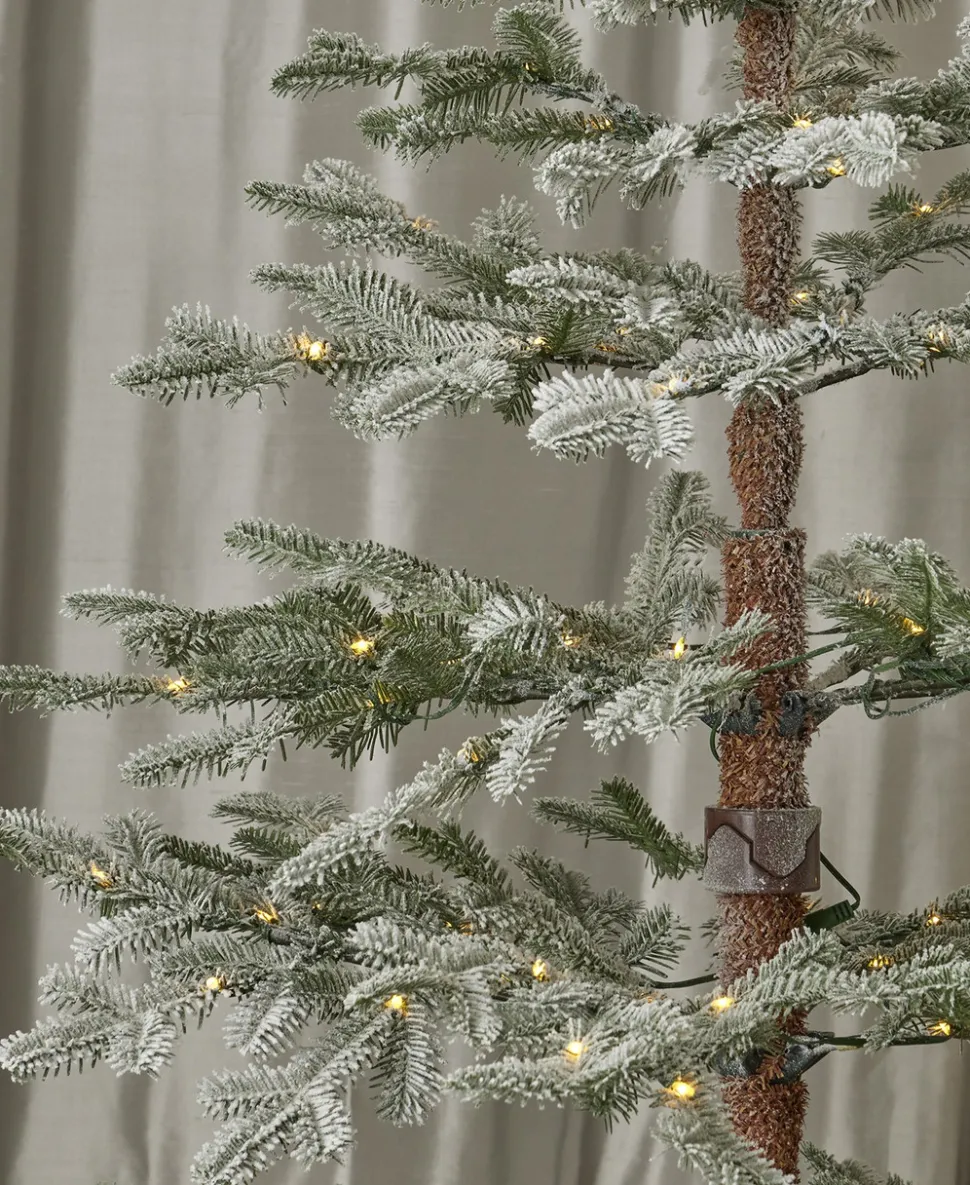 7.5' Sierra Pine Lightly Flocked Tree with 300 Warm White LED Lights