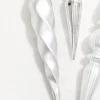 12" Silver Finial Boxed - Set of 4