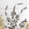 18” Silver Platinum Dew Berry Christmas Spray