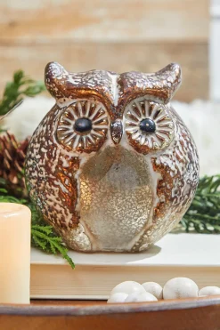 6” Small Glass Owl figurine