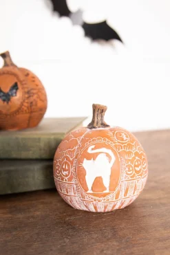 3” Small Resin Vintage Vibes Pumpkin