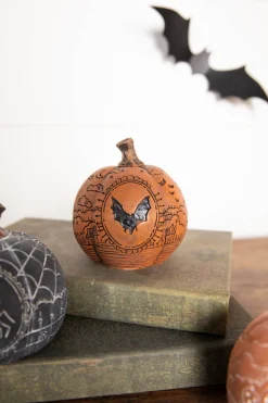 3” Small Resin Vintage Vibes Pumpkin