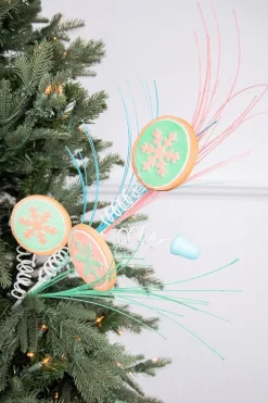 30” Snowflake Cookie Gumdrop Spray