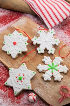 4” Snowflake Cookie Ornament
