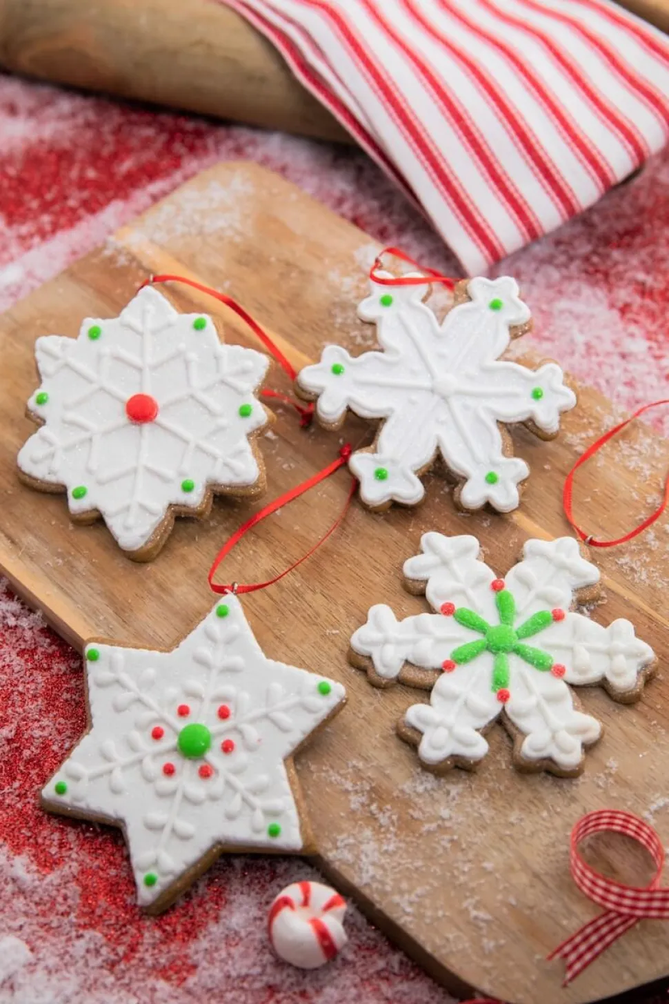 4” Snowflake Cookie Ornament