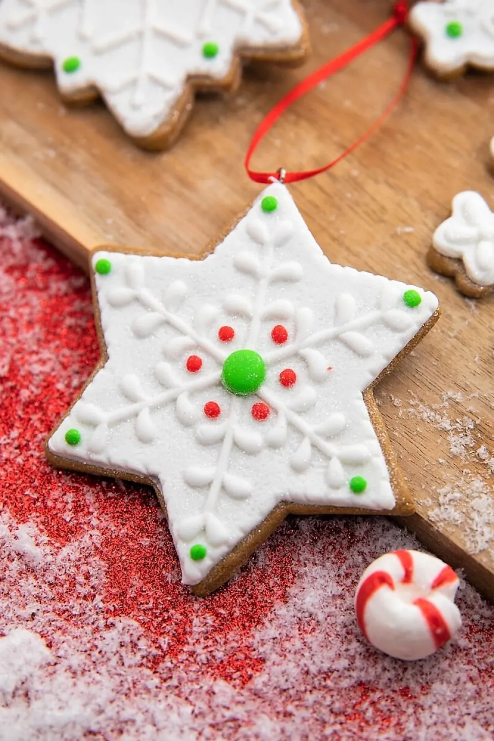 4” Snowflake Cookie Ornament