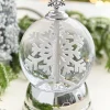 6" Snowflake Light Up Globe