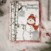 Snowman/Cardinal Christmas Block