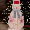 Snowman with Mittens & Scarf Décor