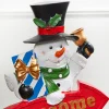 36” Snowmen with Welcome Sign
