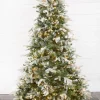 7.5' Snow Tip Aspen with 650 LED Lights