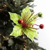 22” Spring Ball Poinsettia Stem