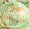 4" Spruce Antique Finished Glass Ball Ornament