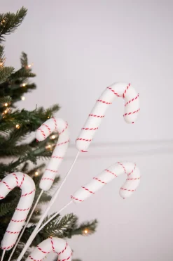 32” Striped Candy Cane Spray