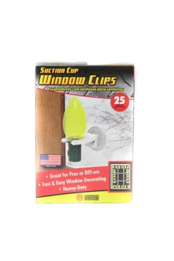 Suction Cup Window Clips (25pcs)
