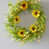 22" Sunflower Wreath